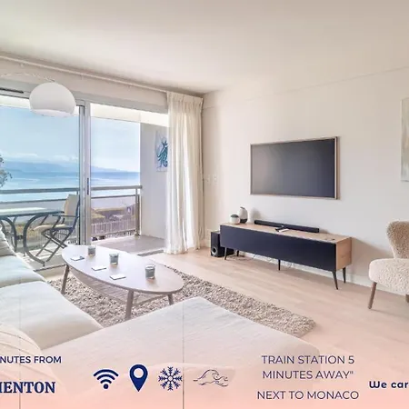 Magnificent 2-room Sea View Roquebrune-Cap-Martin